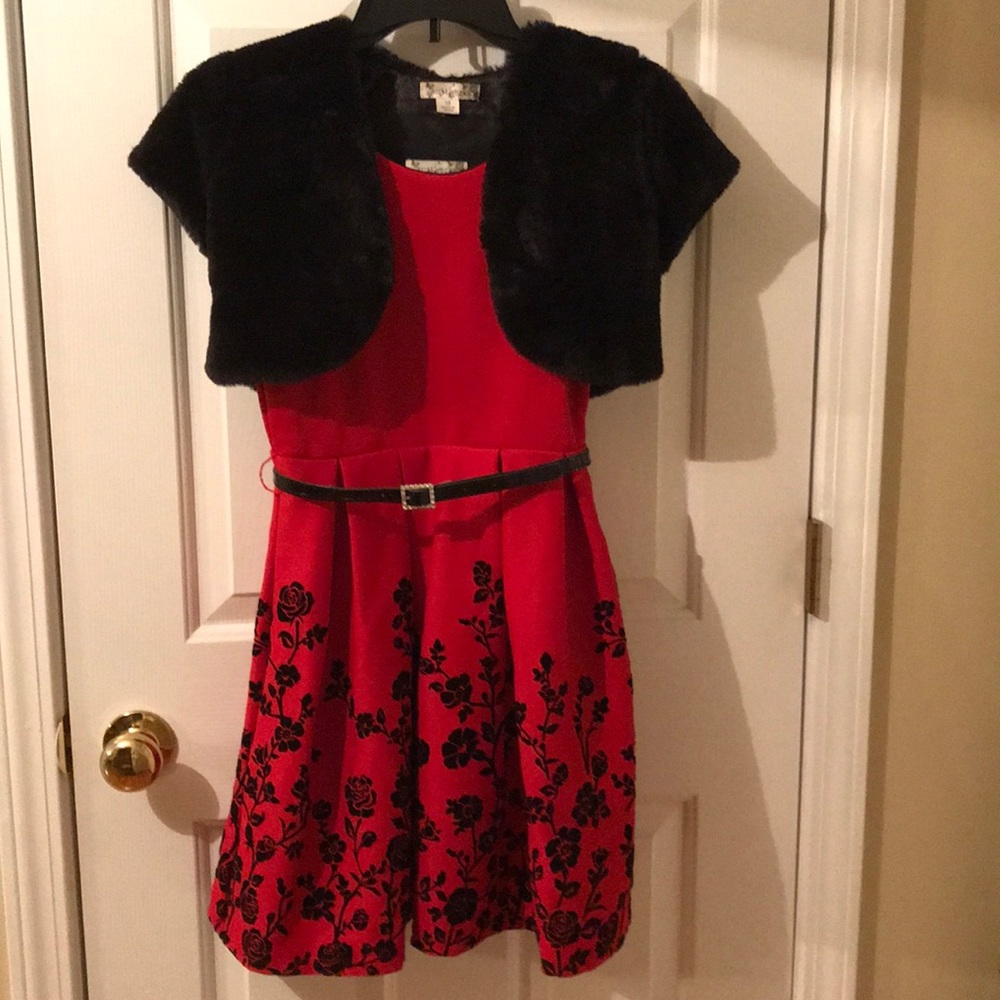 KnitWorks Size 12 Girls Dress with Jacket
